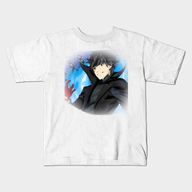 Persona 5 - Joker Awakening Kids T-Shirt by xpArchoN